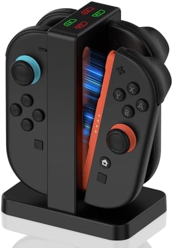 Diyife Chargeur pour Nintendo Switch 2, 4 en 1 Chargeur Magnétiqu...