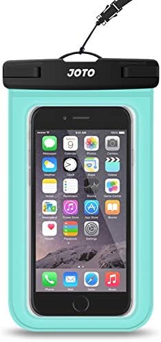 JOTO Universal Waterproof Phone Pouch Cellphone Dry Bag Case Compatible with iPhone 14 13 12 11 Pro Max Mini Xs XR X 8 7 6S Plus SE, Galaxy S21 S20 S10 Plus Note 10+ 9, Pixel 4 XL up to 7" -Green