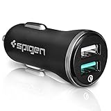 Spigen Schnelles Kfz Ladegerät [Qualcomm Quick Charge 2.0 Zertifiziert + Smart 5V/2.4A] Auto...