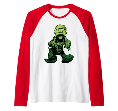 T-shirt baseball Donald Momie Disney pour Halloween style raglan