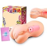 Male Masturbator with Ultimate Blasts – Tight Labia 3D Texture Stroker, Deep Tunnel Male Sex Toy TPE Masturbation Cup Soft Pocket Pussy Onahole for Men OH-OT-086