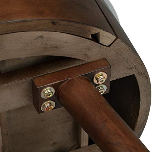 Poly & Bark Andover Side Table, Walnut #TOP7