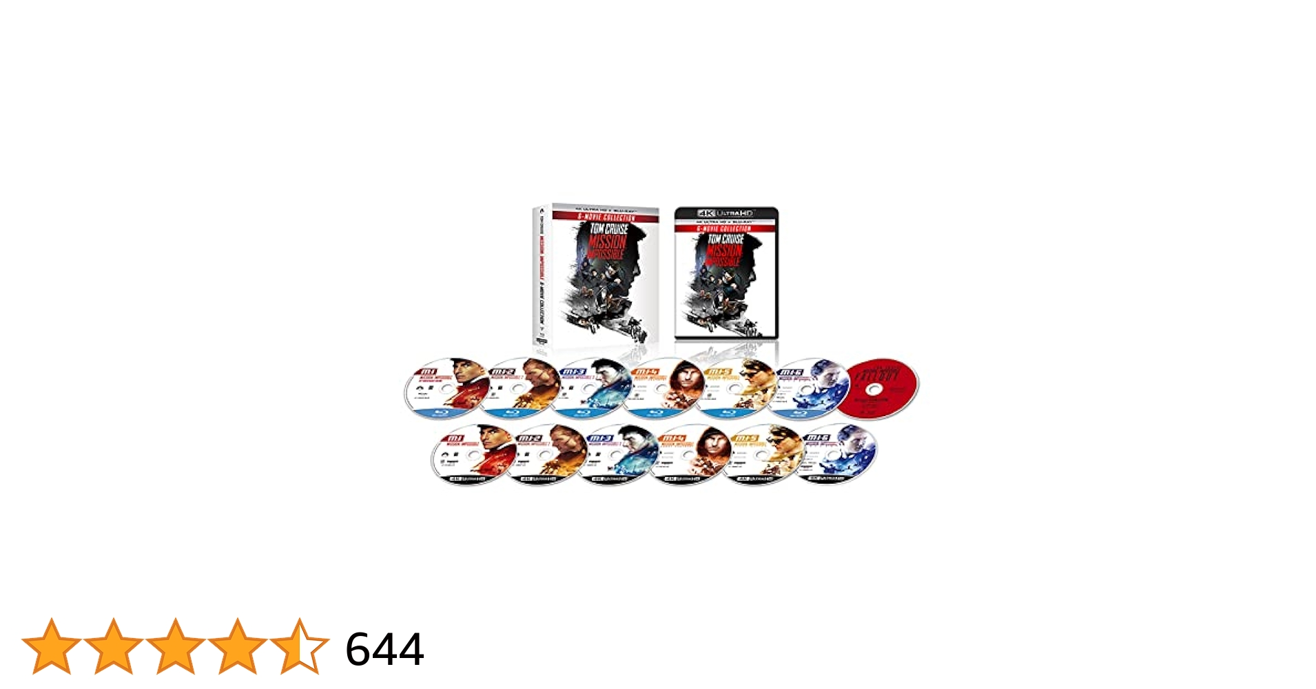 新品未開封品 ミッションインポッシブル 6 ムービー・コレクション 4KUHD Amazon.com: ミッション:インポッシブル 6 ムービー