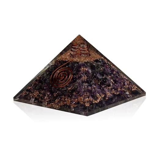 Opulence Metaphysical Amethyst Orgone Pyramid