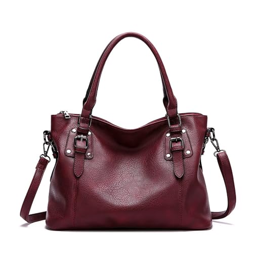 Hobo Tote Bag for Women PU Leather Large Crossbody Bags Purses Handbags with Adjustable Shoulder Strap
