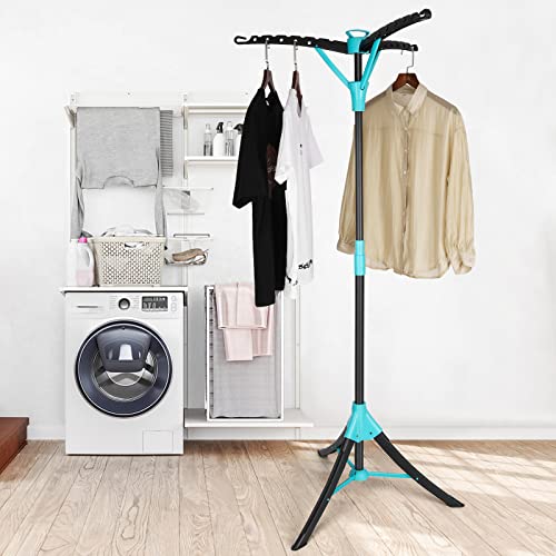 Rygoal Tripod Clothes Drying Rack, Collapsible Laundry Drying Rack With 3 Arms And 36 Garment Hangers, Indoor Clothing Drying Rack For Wet And Dry Laundry #TOP5