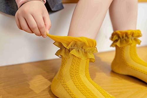 Image of Toddler Baby Girls Boys Socks Animal Pattern Children Ankle Cotton Socks 5 Pairs