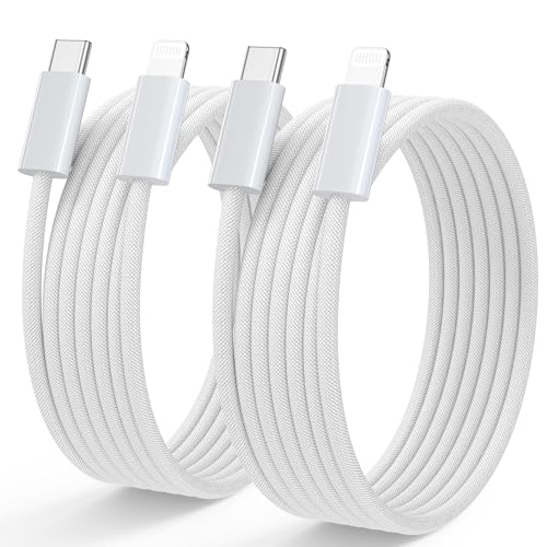 Lightning Kabel USB C 2M 2Pack [Apple MFi Zertifiziert] Power Delivery iPhone Ladekabel USB C für iPhone 14/13/13 Pro/13 Pro Max/12/12 Pro Max/11 Pro/X/XS/XR/8
