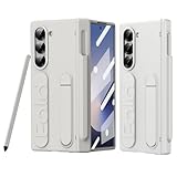 [Béquille invisible] - NINKI Coque pour Z Fold 6 est doté d’un support invisible encastré innovant. Prise en charge stable de votre téléphone en mode vertical ou horizontal, vous permettant de profiter d’une visualisation mains libres en toute simplicité, Lorsque vous n’en avez pas besoin, vous le pliez il est caché sans aucun fardeau. La conception de style simple garantit que votre téléphone reste léger tout en ajoutant un sentiment de style.