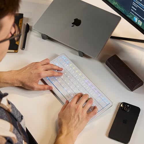 Image of CLVX S Mac Wireless Keyboard with Trackpad Compact | Bluetooth, RGB