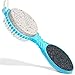 DecorRack (4 in 1) Pedicure Paddle Kit Tool with Pumice Stone for Feet, Foot Hand Toe Nail Cleaning Brush, Metal File and Emery Board, Manicure Foot Rasp Callus Remover Pedi Set (Random Color, 1 Pack)