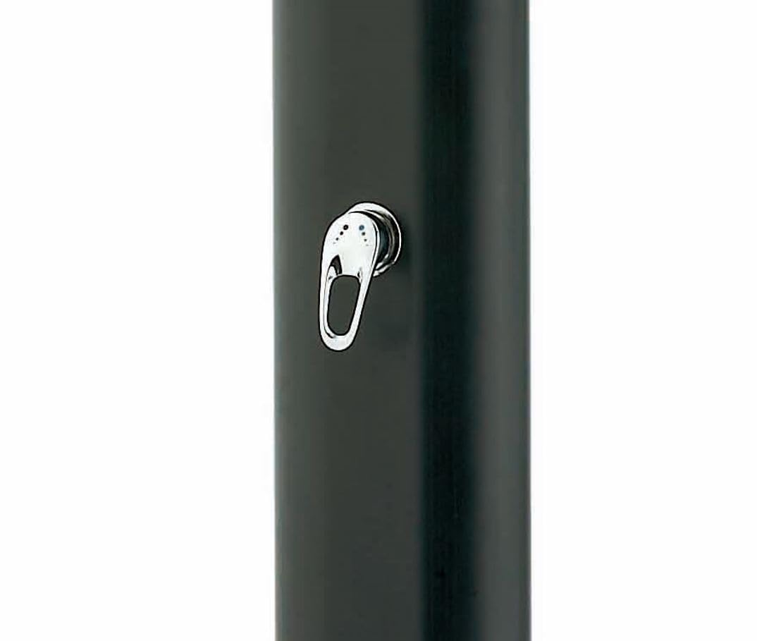 Gre AR1030 Doccia Solare 30 L PVC Nero soffione Regolabile Giardino Esterno