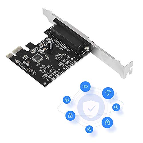 Tarjeta PCIe a LPT puerto paralelo DB25 de impresión para PC Windows Linux 2