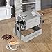 KarweuSu Coffee Bean Roaster, Electric Coffee Beans Roaster Adjustable Speed 5-55rpm, Coffee Beans maker Capacity 0.66-2.65lbs, Peanut Roaster Coffee Roasting Machine for Home, Commercial, Silver