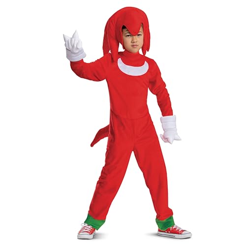 Disfraz Sonic Knuckles para Niños Talla 7/8 miniatura 4