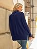 LILLUSORY Womens Turtleneck Oversized Tunic Early ... #4