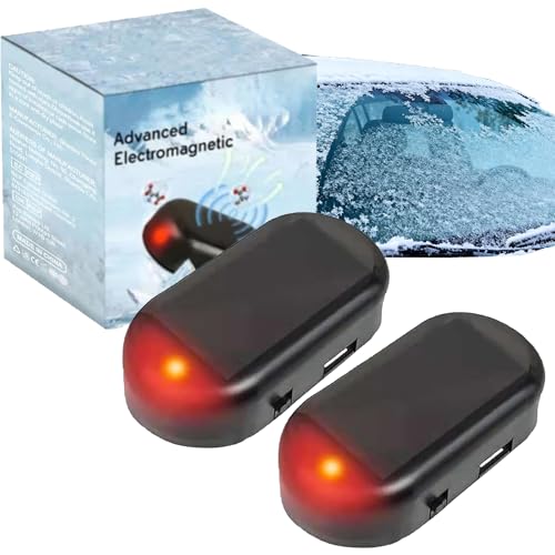 GFRGFH Descongelador, descongelador de Coche, Dispositivo para Quitar la Nieve del Coche, imprescindible en Invierno, Herramienta para Quitar la Nieve del Parabrisas (2pcs)