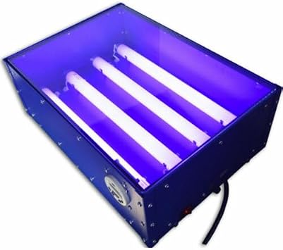 آلة التعرض لطباعة الشاشة الدقيقة منضدية ، 18x12 بوصة وحدة التعرض للأشعة فوق البنفسجية شاشات لوحة الطباعة آلة التعرض مع / Timer و 4 قطع أنابيب إضاءة LED 15W ، لصنع لوحة الطباعة الحريرية