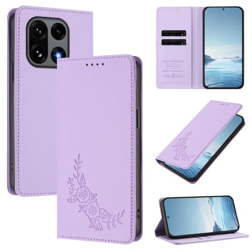 Étui Moto G15 violet clair anti-choc avec porte-carte