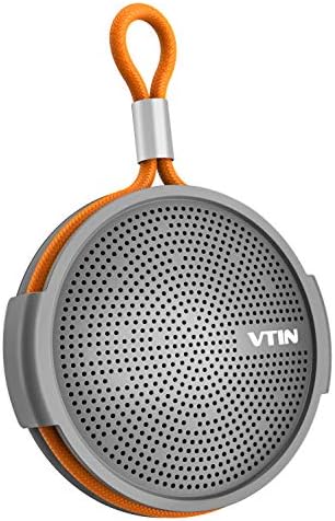 Vtin SoundHot Q1 Waterproof Bluetooth Speaker, Portable Bluetooth Speaker with Loud HD Sound,10H Playtime Mini Shower Speaker with Suction Cup, Built in Mic for Outdoor Sports, Pool, Beach, Hiking