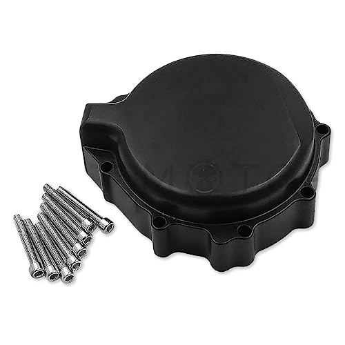 HTTMT MT313-009-BK Custom Made Aluminium Engine Stator Cover Compatible with Suzuki 2001-2003 GSX-R 600 2000-2003 GSX-R 750 2001-2002 Suzuki GSX-R 1000