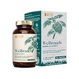 Nature Basics® Weihrauchkapseln hochdosiert & zertifiziert nachhaltig im Glas | 180 Kapseln mit je 600mg Boswellia Serrata | Ayurveda Nahrungsergänzung | reines & laborgeprüftes Weihrauch Extrakt