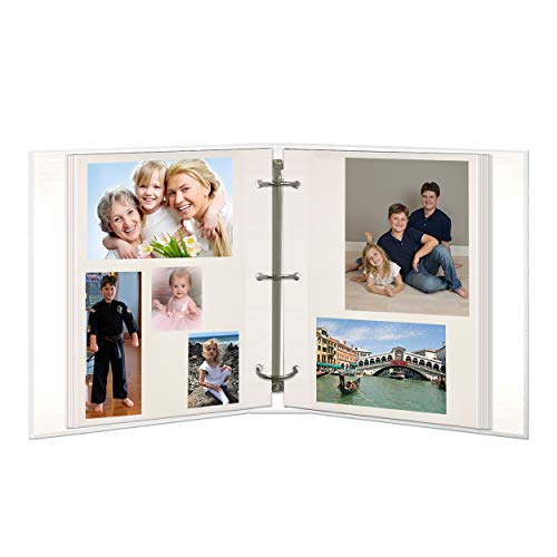 Pioneer Photo Albums TR-100W TR-100 White Magnetic 3-Ring Photo Album 100 Page, Medium - Image 3