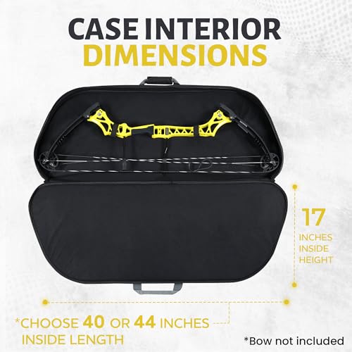 Image of LEGEND Apollo Soft Bow Case - Compound Bow Case with Multiple Storage & Foam Padding, Lightweight Bow and Arrow Case for Archery Accessories, Bow Bag with Arrow Tube Pocket - 40 inch & 44 inch