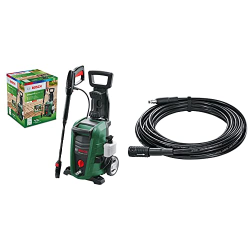 Bosch Nettoyeur Haute Pression UniversalAquatak 125-06008A7A00-1500W - 125 Bars & Flexible d'extension Bosch F016800361 6 m