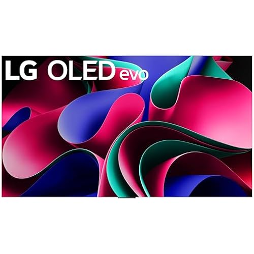LG G3 Series 65-Inch Class OLED evo 4K Processor Smart Flat Screen TV for Gaming with Magic Remote AI-Powered Gallery Edition OLED65G3PUA, 2023 with Alexa Built-in