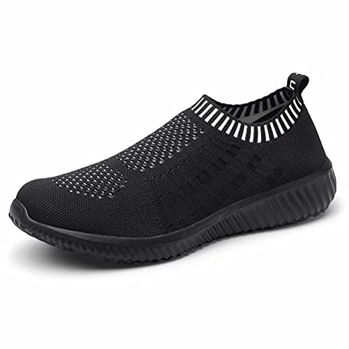 konhill Women's Lightweight Walking Shoes Breathable Slip On Tennis Sneakers Casual Mesh Workout Athletic
