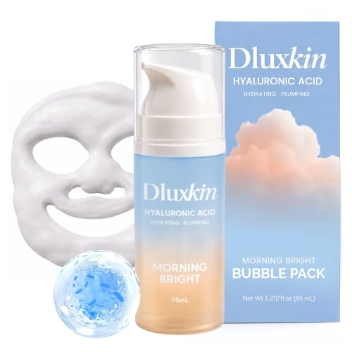 Image of Hyaluronic Acid Bubble Skincare Serum - Micro Bubble Mask Treatment | No Rinse 15 Seconds Korean Skincare, Contains Niacinamide & Hyaluronic Acid