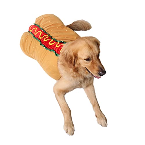Disfraz Hot Dog para perros y gatos talla XXS