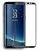 Produktbild MyGadget Display Schutz Folie [Klar] für Samsung Galaxy S8 - Full Screen Schutzglas 9H Kristallklar - Abgerundete Glasfolie Displayschutzfolie Schwarz