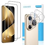 GEEMEE 2+2 Pezzi Vetro Temperato per Huawei Pura 80 Ultra, 3D Pellicola Vetro Temperato e Fotocamera Vetro temperato, 9H Protezione Schermo, Anti Graffi HD Protettiva Screen Protector