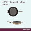 Anolon Advanced Home Hard Anodized Nonstick Frying Pan, 14.5 Inch – Large Skillet with Helper Handle, 14 Inch Nonstick Frying Pan, Durable Cookware - Bronze #1