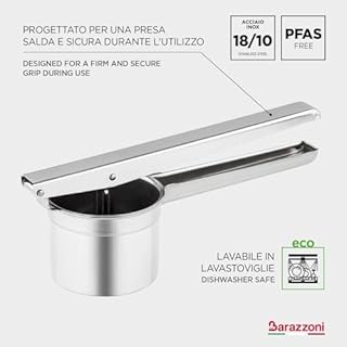 Passatelli Made in Italy, Acciaio Inox 18/10, Ø 8,5cm. Perfetti per gnocchetti emiliani. Lavastoviglie Ok. PFAS Free.