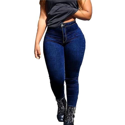 Plus Size Flared Jeans for Curvy Women High Waisted Stretchy Bell Bottom Denim Pants Wide Leg Boot Cut Butt Lifting Jeans