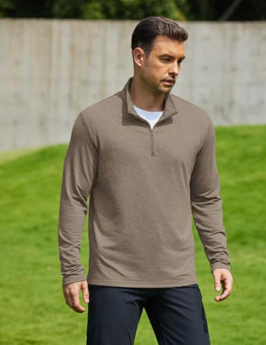 COOFANDY Men's Quarter Zip Pullover Sweatshirt