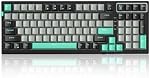 MageGee SKY98 Mechanical Gaming Keyboard, 96% Gasket Hot Swappable Wired Custom Creamy Keyboard with 5-Layer Sound Dampening, RGB Backlit, NKRO for Win/Mac (Dark Elf, Blue Whale Switch)