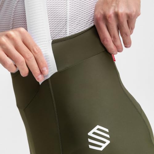 SIROKO - Culotte Reciclado de Ciclismo Basil - M - Verde - imagen 7