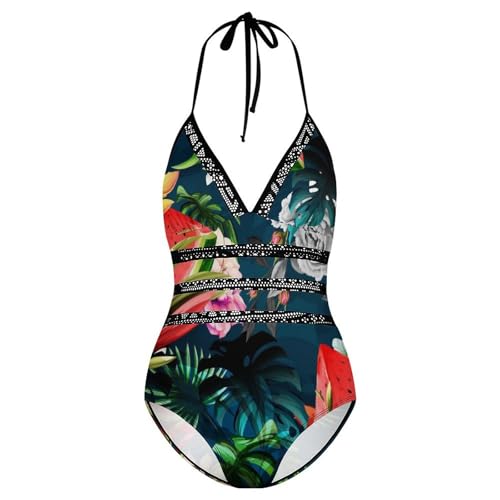 Monokini fleur de melon d'eau idéal pour vos journées spa et plage - 4