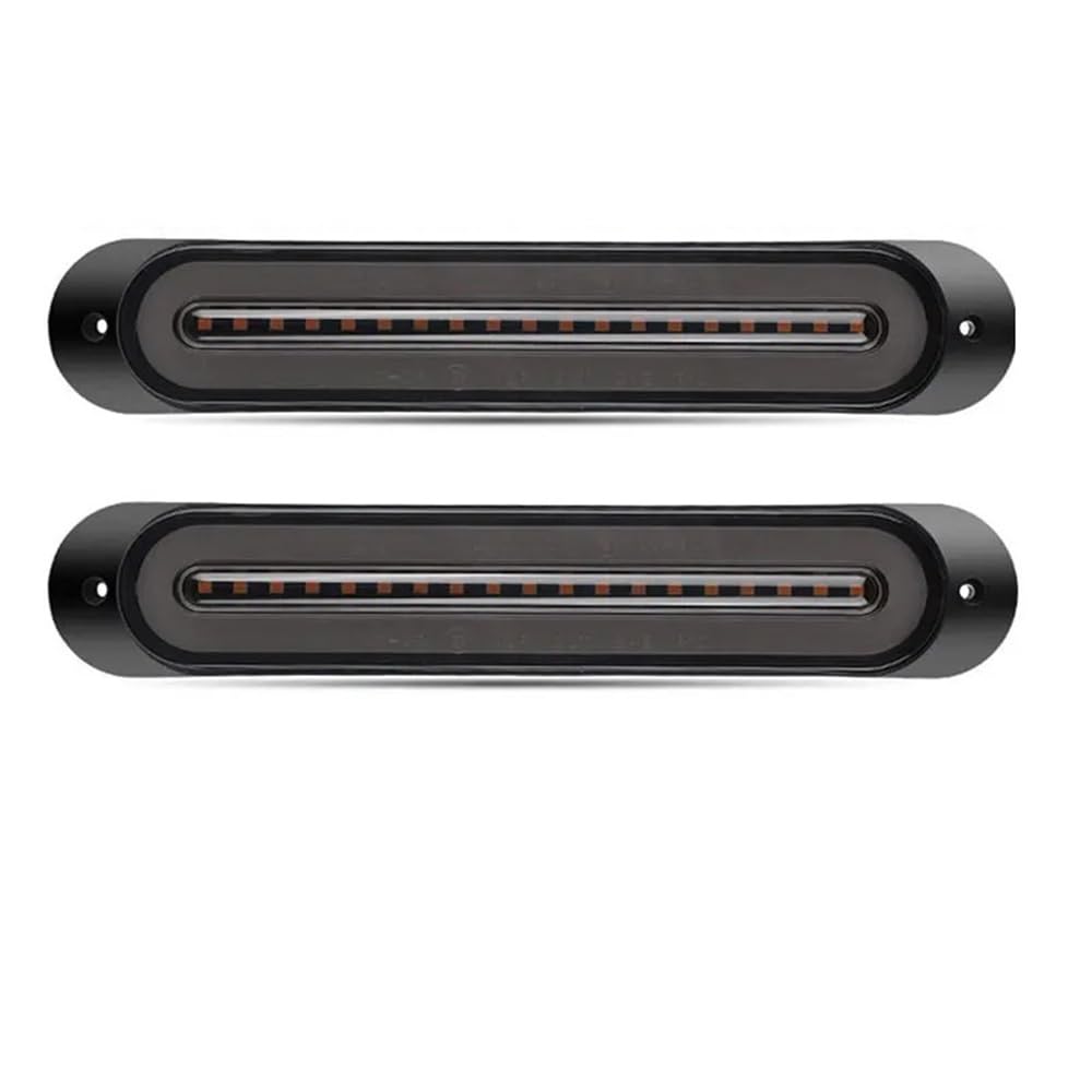 Faro Posteriore Stop Running Luce posteriore a LED 3 in 1 per moto, luce di stop, 68 indicatori direzione a, marcia rossa e ambra, 12 V 24 V: