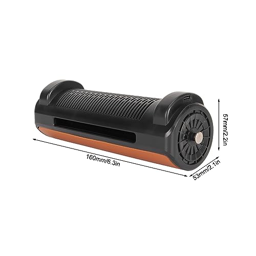 Portable Car Seat Fan With Adjustable Strap - USB Powered Bladeless 3 Speed Cooling Air for Front Rear Passenger, SUV RV Vehicles (Brown) - Image 7