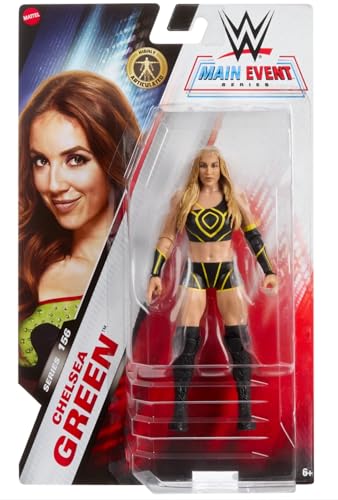 WWE Figura de acción de lucha libre Chelsea Green Mattel Main Event Basic Series 156 2025