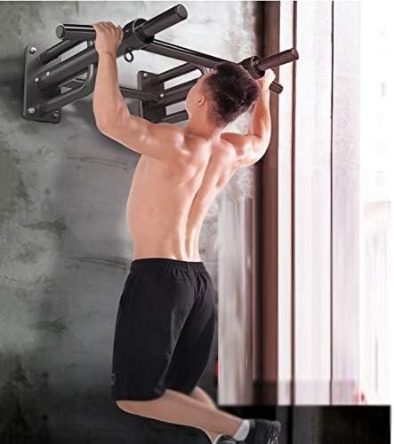 Barra de dominadas de pared para entrenar brazos sin ocupar espacio en el suelo 2