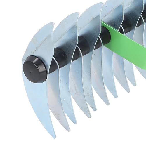Rastrillo Descompactador de Césped Acero Inoxidable Cabeza Ancha miniatura 7