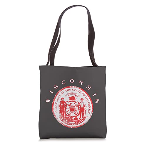 Bolso Tote Souvenir Estado Wisconsin Madison miniatura 1