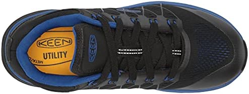 KEEN Utility Men's Vista Energy Low Soft Toe Industrial Sneaker Work, Nautical Blue/Black, 11 | Image 4