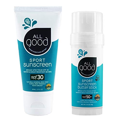 All Good Sport Mineral Sunscreen Combo Pack - SPF 50 Butter Stick
